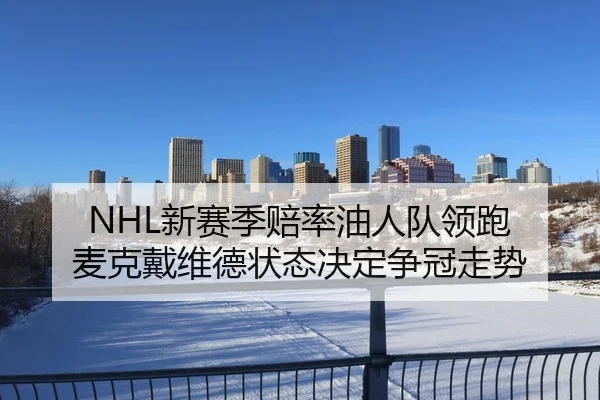 NHL新赛季赔率油人队领跑 麦克戴维德状态决定争冠走势